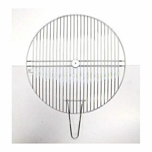 Grille Ronde Acier chromé Ø 51 cm Compatible Tom 370536 377530 308530 389530 Poignée Repliable