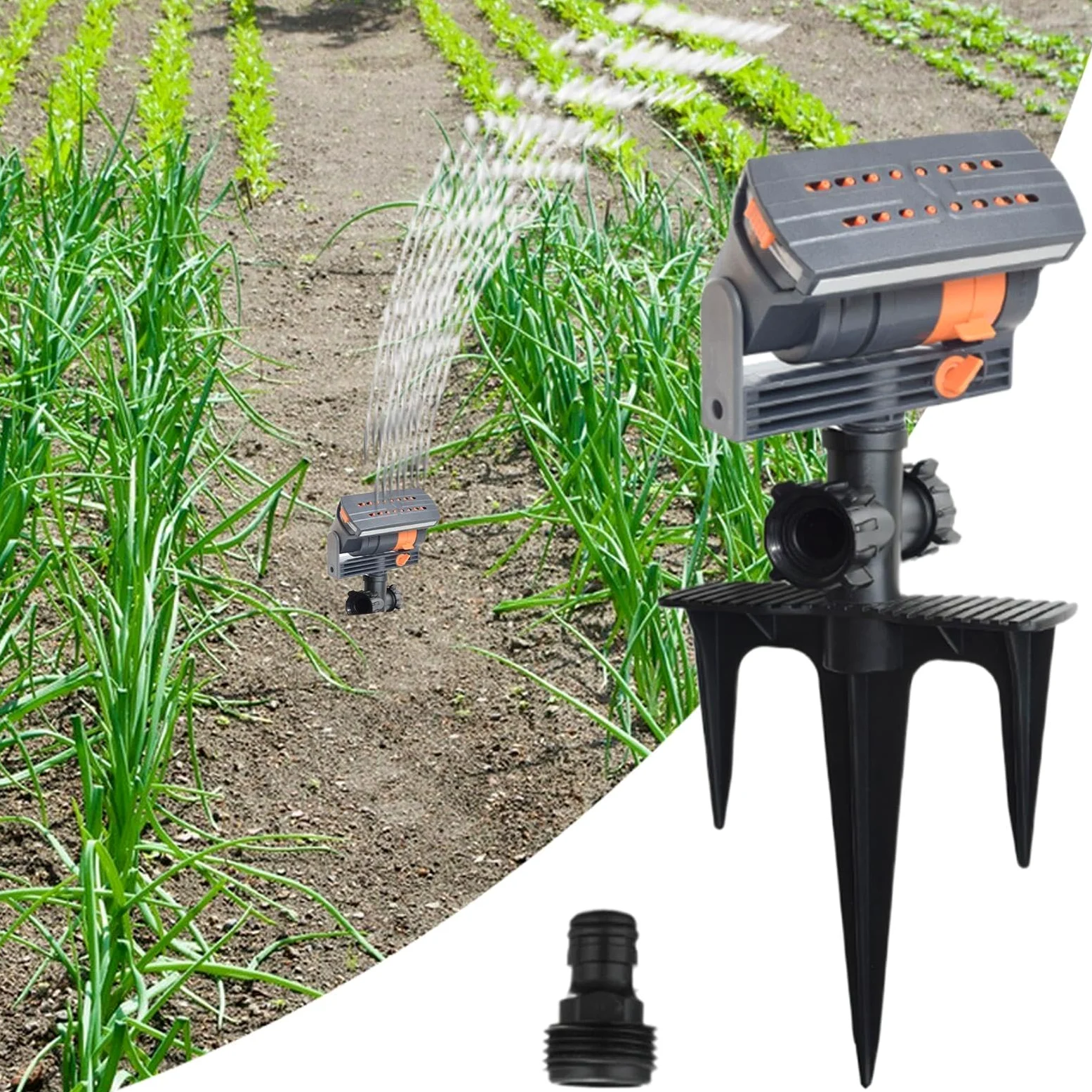 Arroseurs Oscillants De Pelouse Système D'Irrigation | Asperseur De Gazon Jardin Espace Extérieur Sol Parterre De Fleurs Ferme Et Terrasse