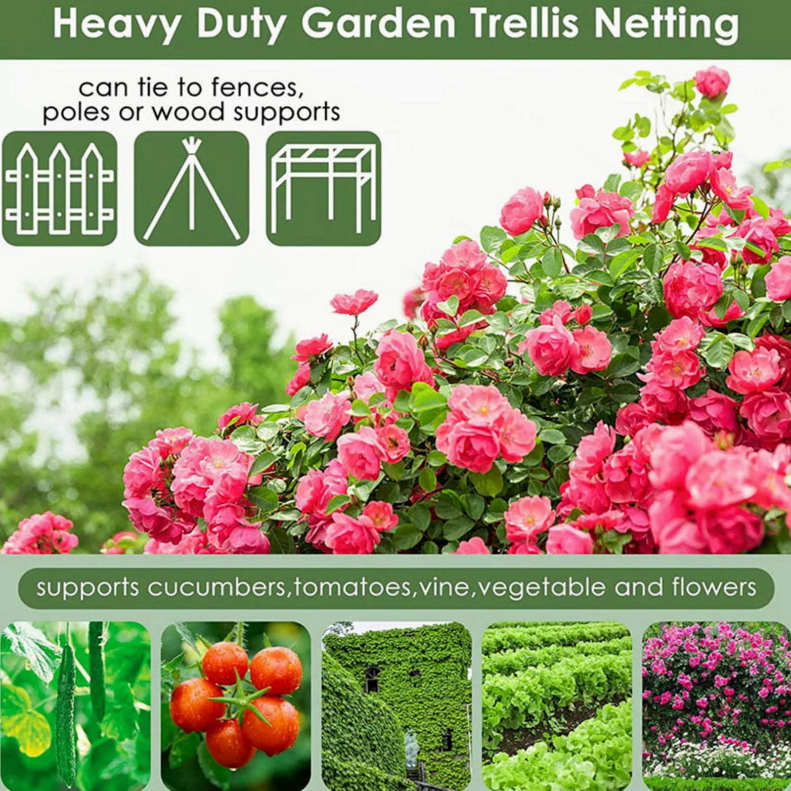 Filet de Jardin pour Plantes Garden Netting Tunnel de Culture en Maille Fine de Jardin Filet de Bassin pour Oiseaux,5x10m