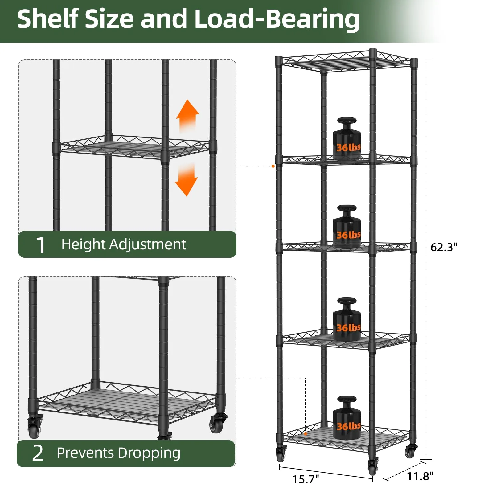 Support pour plantes avec lampes de croissance, étagère en métal à 5 niveaux avec 4 lampes de croissance à spectre complet de 48 W, minuterie automatique, support de pot de fleurs échelle