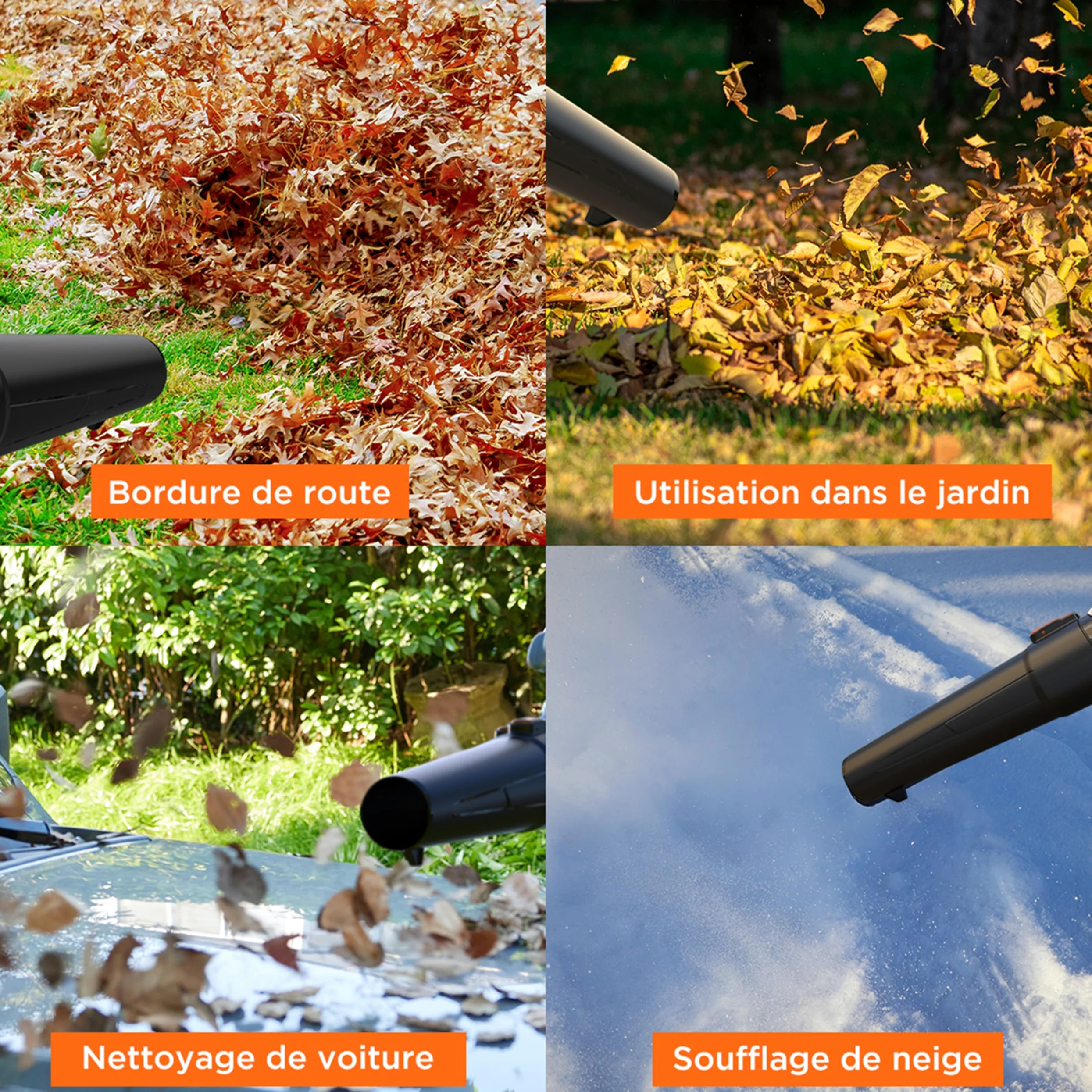 Litheli Souffleur de Feuilles sans Fil 20V, Souffleur à Batterie avec Batterie 2,0 Ah, Vitesse de l'Air de 137 km/h, Débit d'air de 604 m³/h, Leaf Blower pour Cour, Pelouse, Jardin