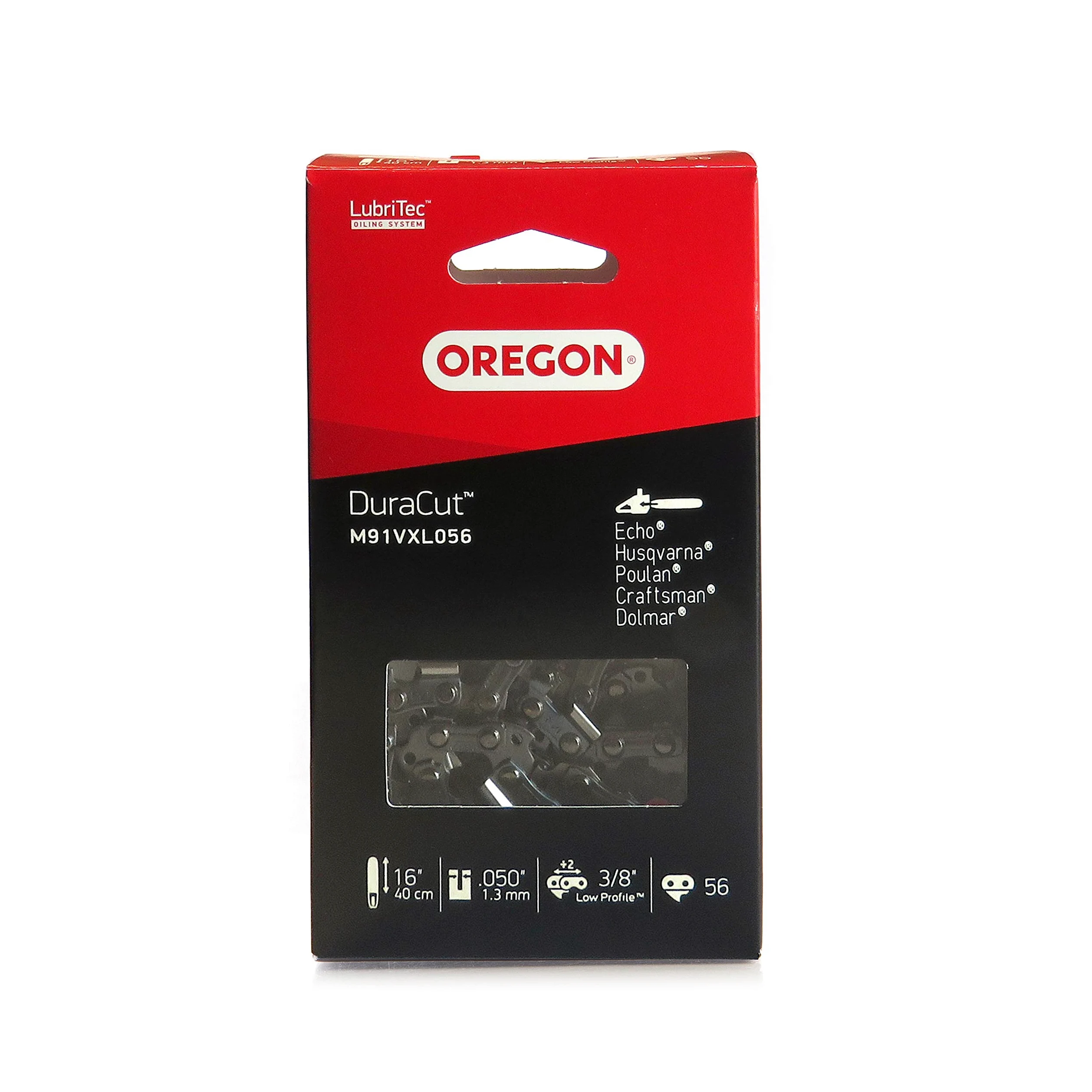 Oregon Tronçonneuse Électrique CS1400 2400W, Puissante Tronçonneuse Électrique avec Guide-Chaîne de 40 cm (16 pouces) & DuraCut M91VXL Chaîne de tronçonneuse pour tronçonneuse Husqvarna, 56 maillons