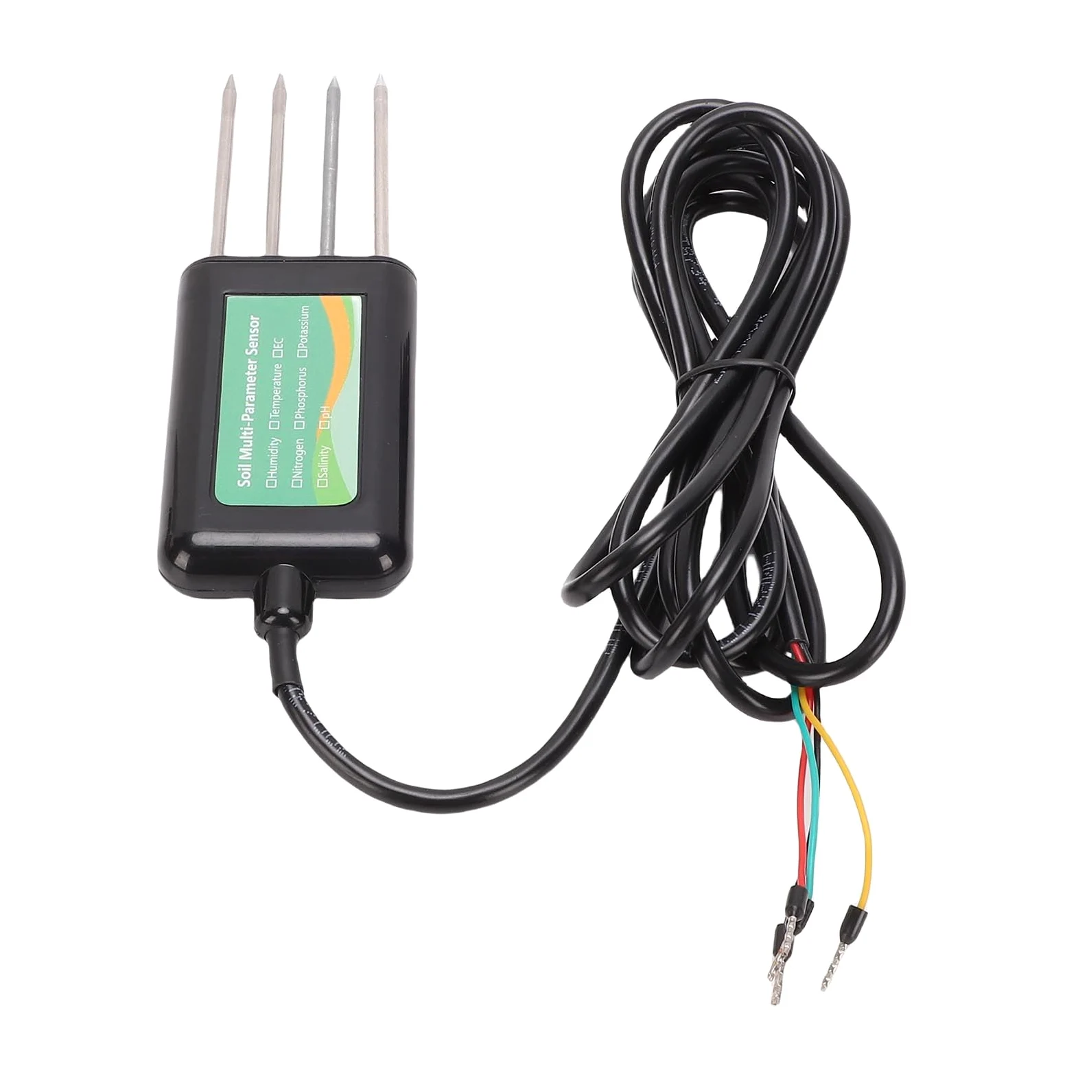 Testeur de PH de Sol NPK, Capteur de Sol IP68 8 en 1, RS485 Modbus RTU pour la Détection de la salinité EC de la Température d'humidité du Sol en Temps Réel