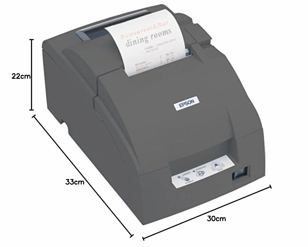 Epson TM-U220B Terminal Point de Vente Filaire Matrice de Point Ethernet
