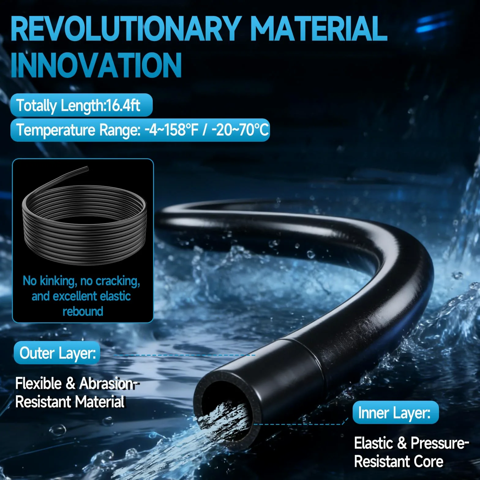 Nettoyeur haute pression sans fil compatible avec batterie Makita 18 V, pompe à eau à 3 pistons améliorée, 68 bar, nettoyeur haute pression portable sans balais avec buse 6 en 1, écran tactile