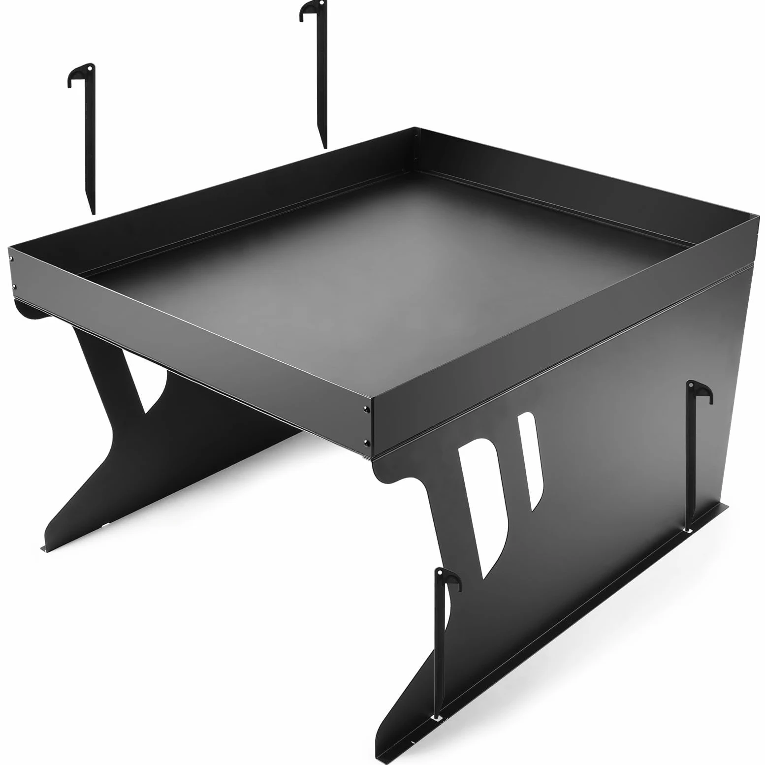 Garage pour robot tondeuse en acier avec parterre de plantes, robot à gazon, garage en acier galvanisé, auvent, abri de jardin, protection contre le soleil, la pluie et le vent, 80 x 66 x 48 cm (L x l