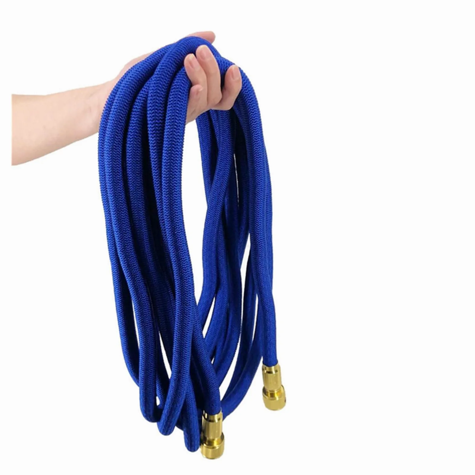 Pistolet d'arrosage avec embout multi-jets, Tuyau d'arrosage télescopique haute pression, 25 à 100 pieds(Hose Kit-07,100ft-30m)