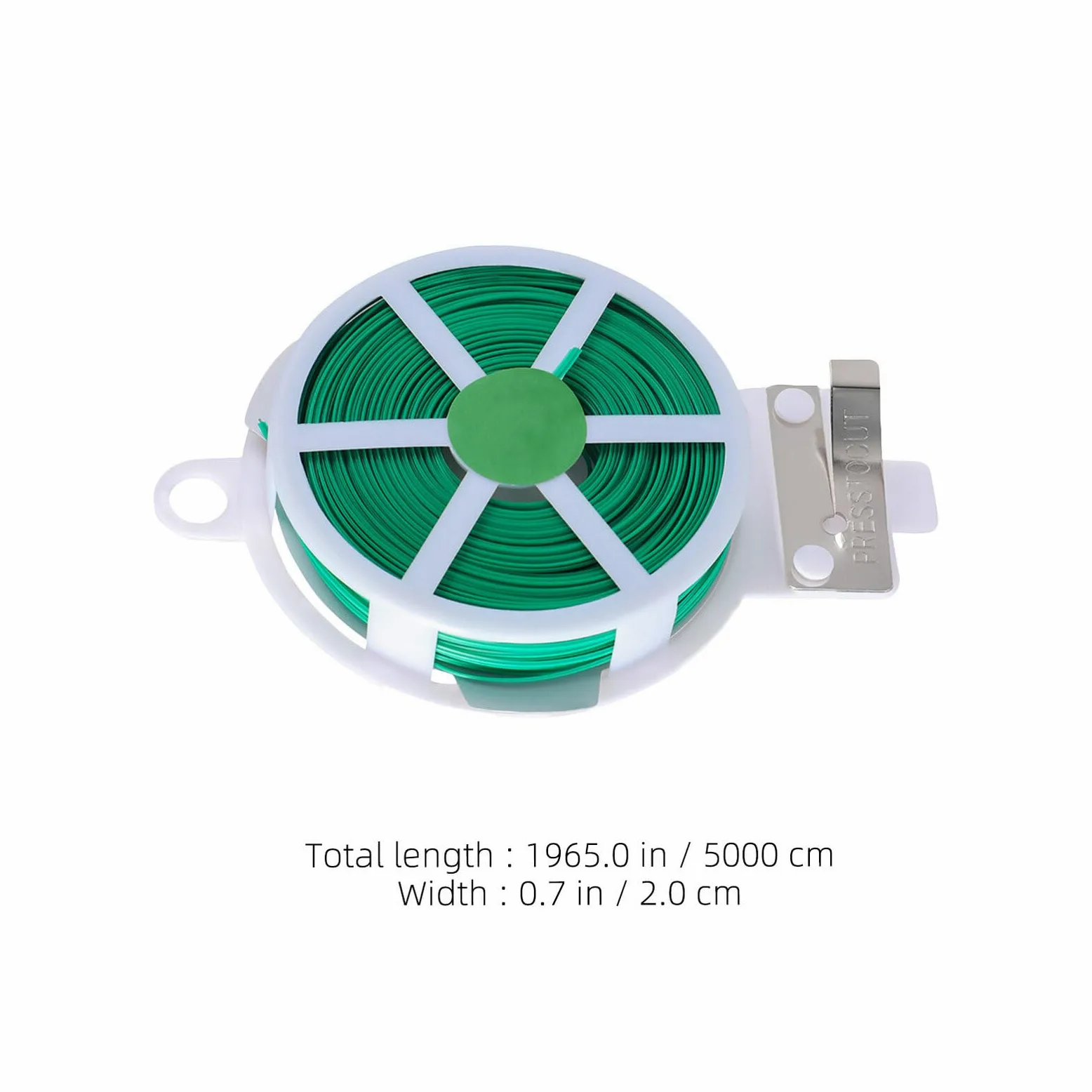 Homoyoyo 12 Rouleaux de Liens de Jardinage pour Plantes Recouverts de Plastique Attache Flexible pour Plantes Grimpantes D'intérieur et D'extérieur, Fixation sans Dommage