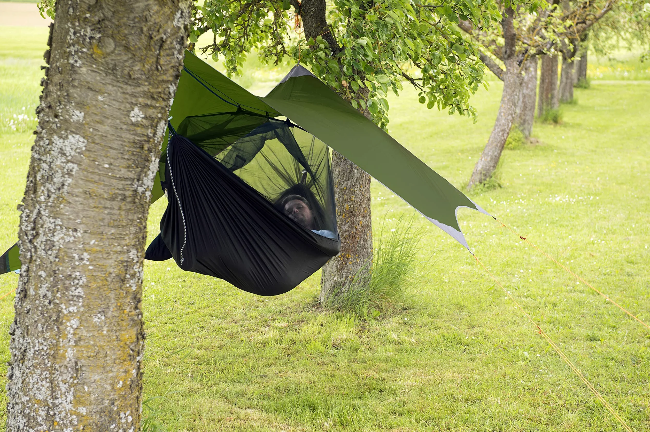 Amazonas-AZ1030220 - Hamac Moskito Traveller Noir Extreme