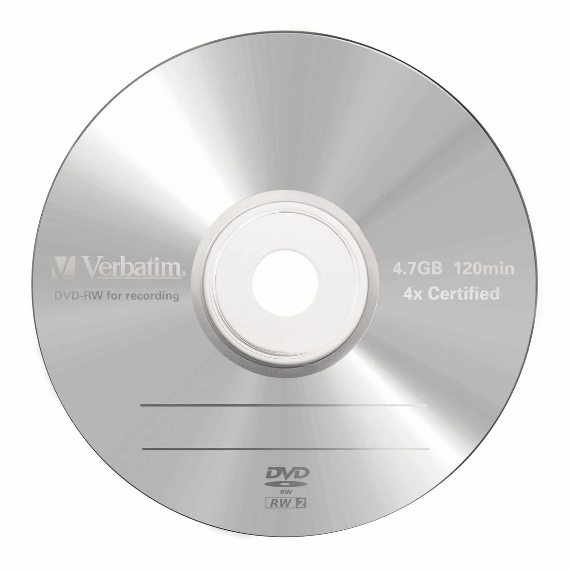 Verbatim DVD-RW Matt Silver 4,7 Go DVD+R