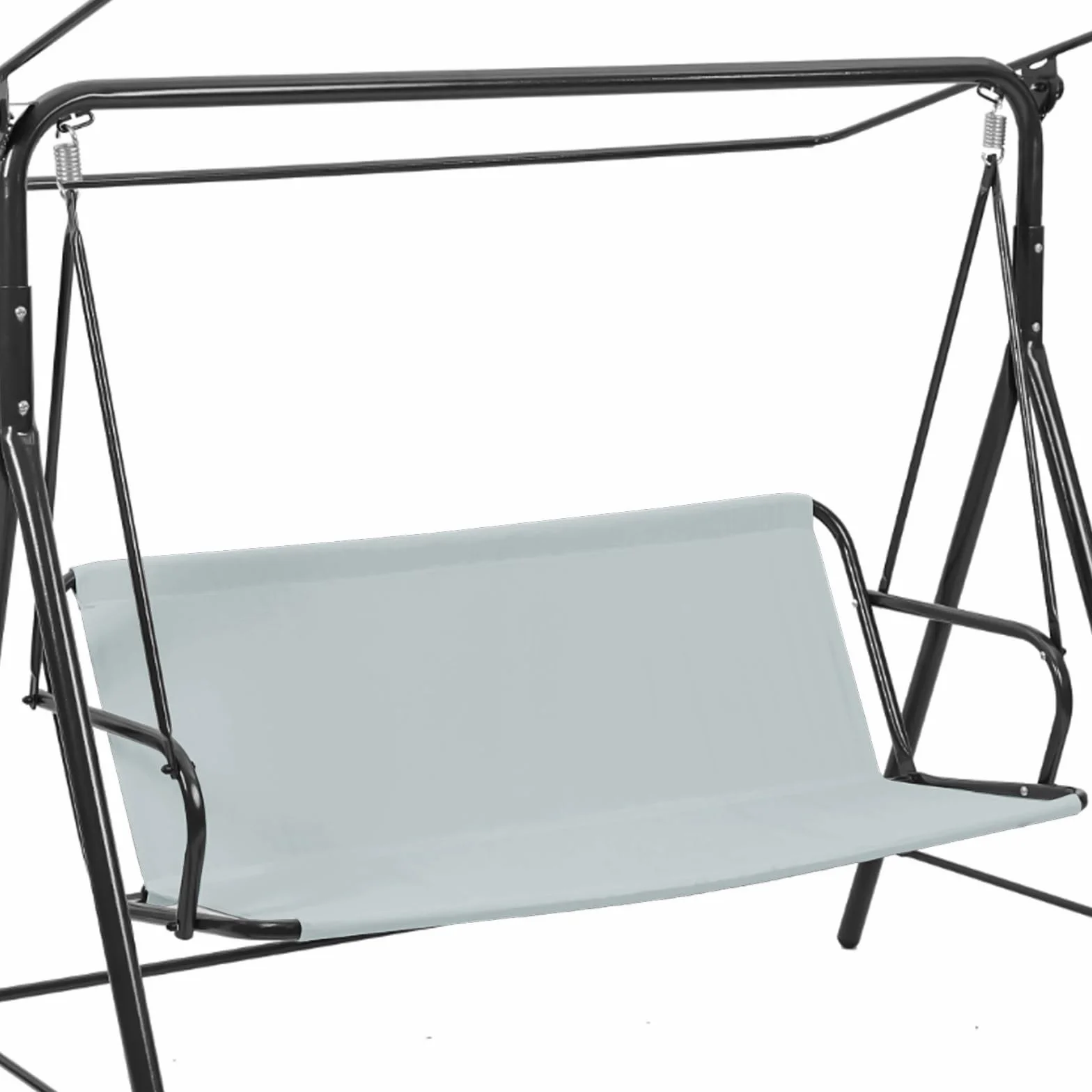 Housse de Siège de Balancelle Imperméable 115x48x48cm Gris pour Chaise Extérieur