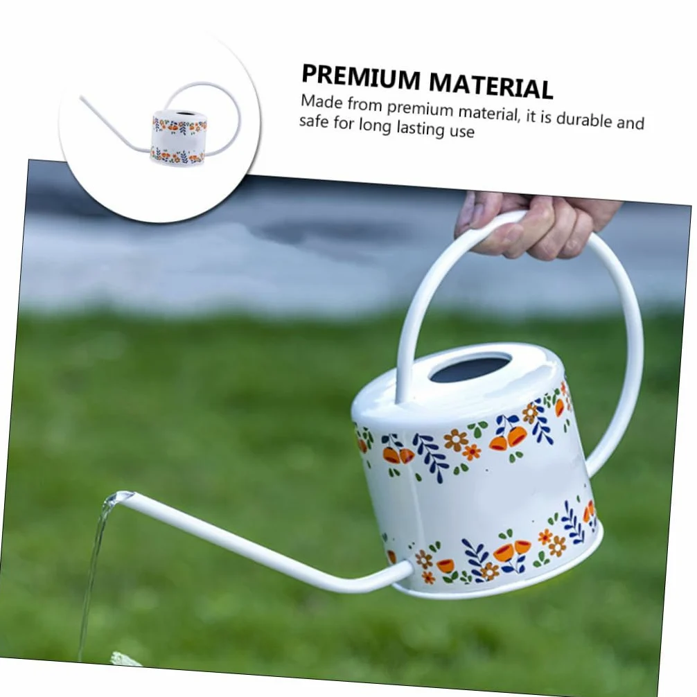 Arrosoir Acier Inoxydable pour Plantes Intérieur Arrosoir Vintage à Long Bec pour Arrosage de Fleurs Plantes Outil de Jardinage Pratique et Ergonomique