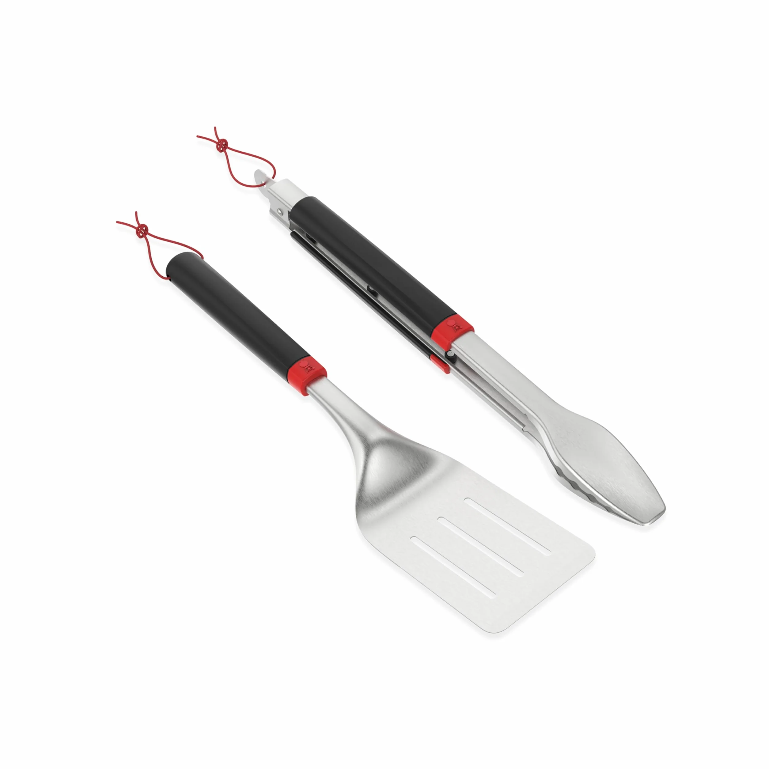 Weber Set d'ustensiles de Barbecue 2 pièces Pince et Spatule Poignée Ergonomique Compatible Lave-Vaisselle