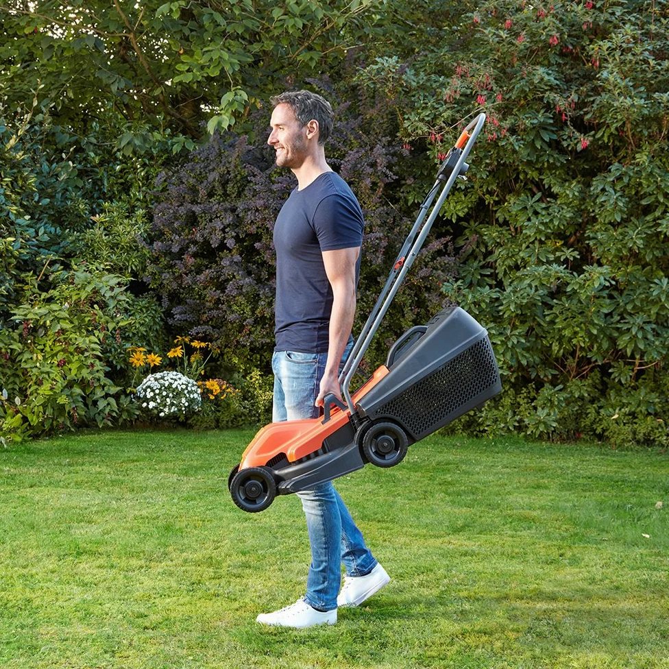 BLACK+DECKER BEMW451 Tondeuse à Gazon Poussée Électrique à fil 1200 W Coupe 32 cm