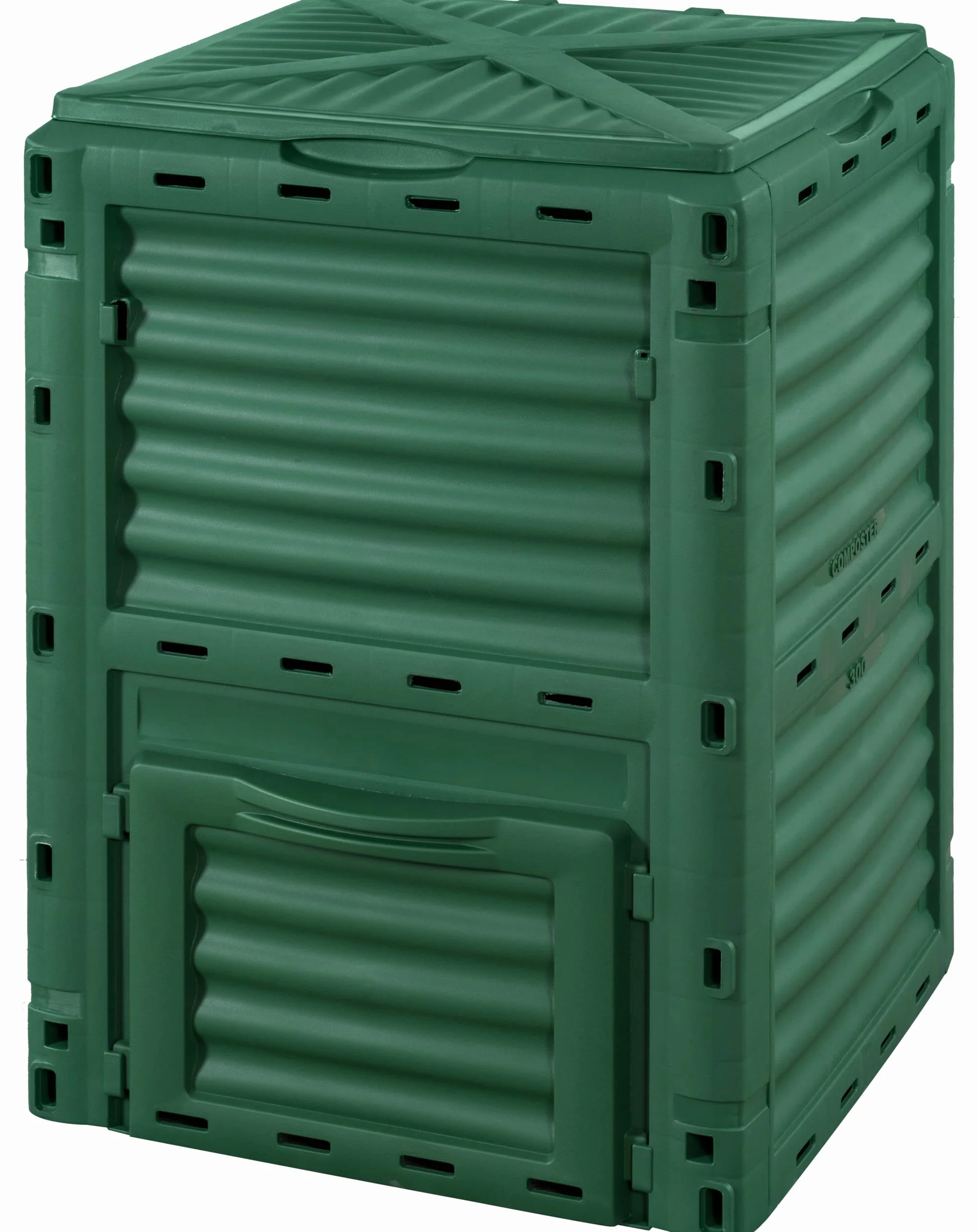 Linea Garden Friend C1933431 Composter 300 l en polypropylène résistant aux intempéries, Vert