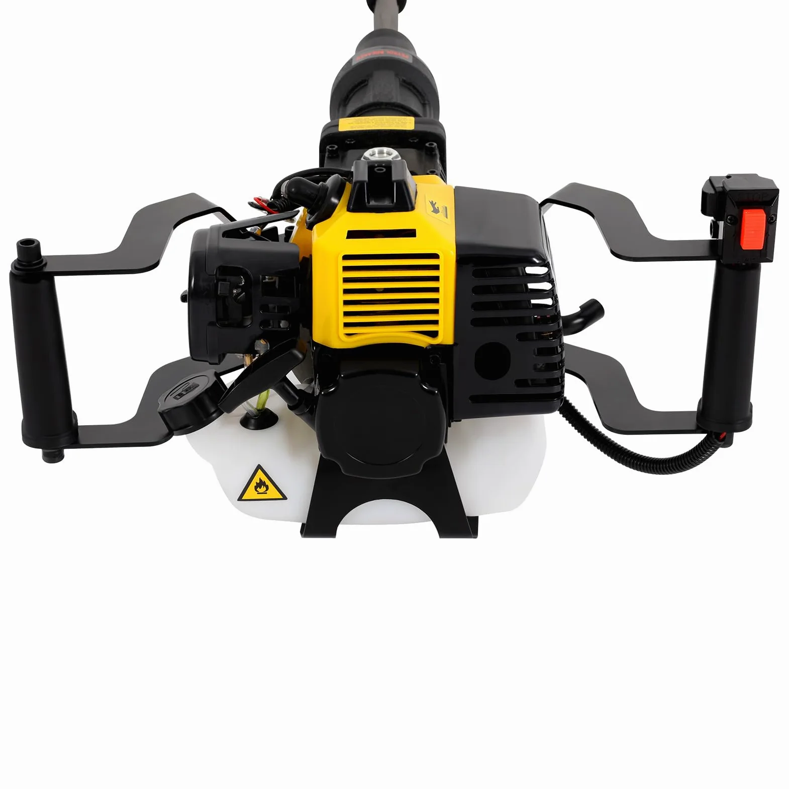 Pelle à essence portable 2 temps 52CC à main pour jardin, pelle d’arbre, pelle de jardin, machine à creuser pour jardin, ferme