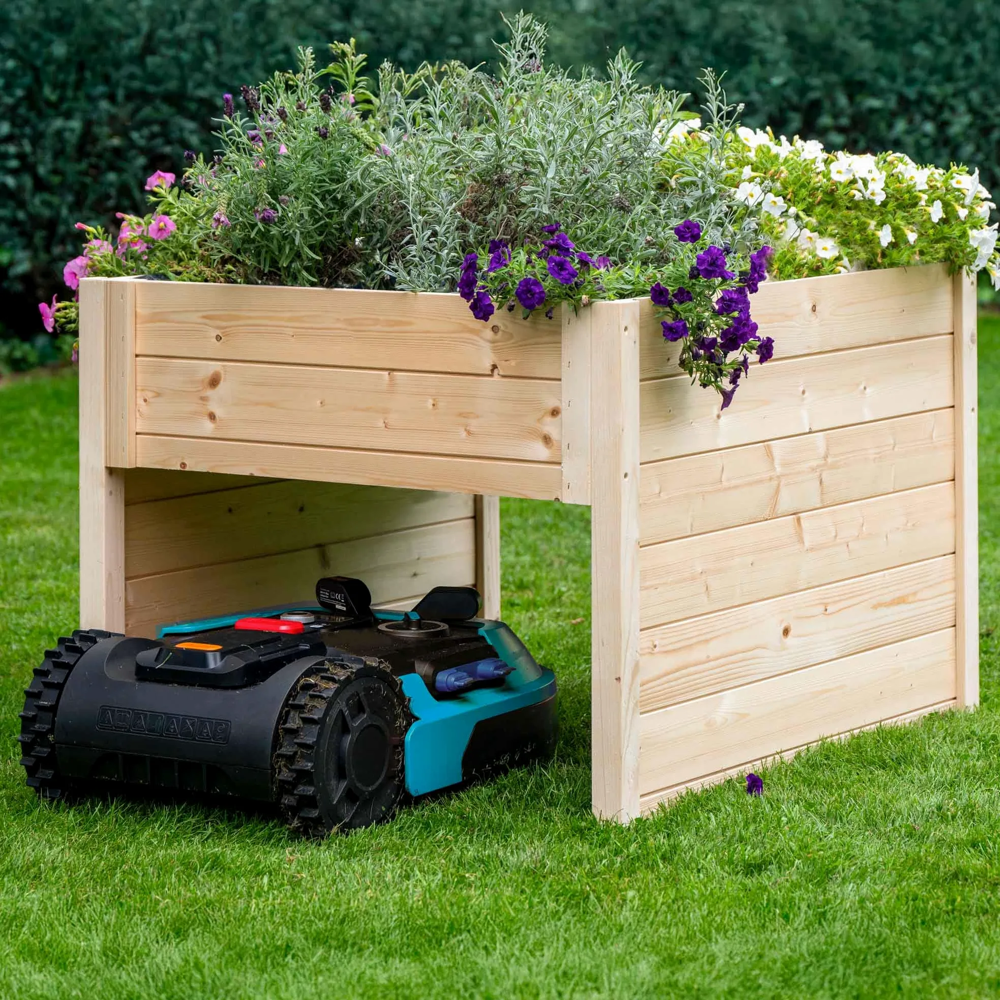dobar Housse de Protection pour Robot Tondeuse avec jardinière intégrée