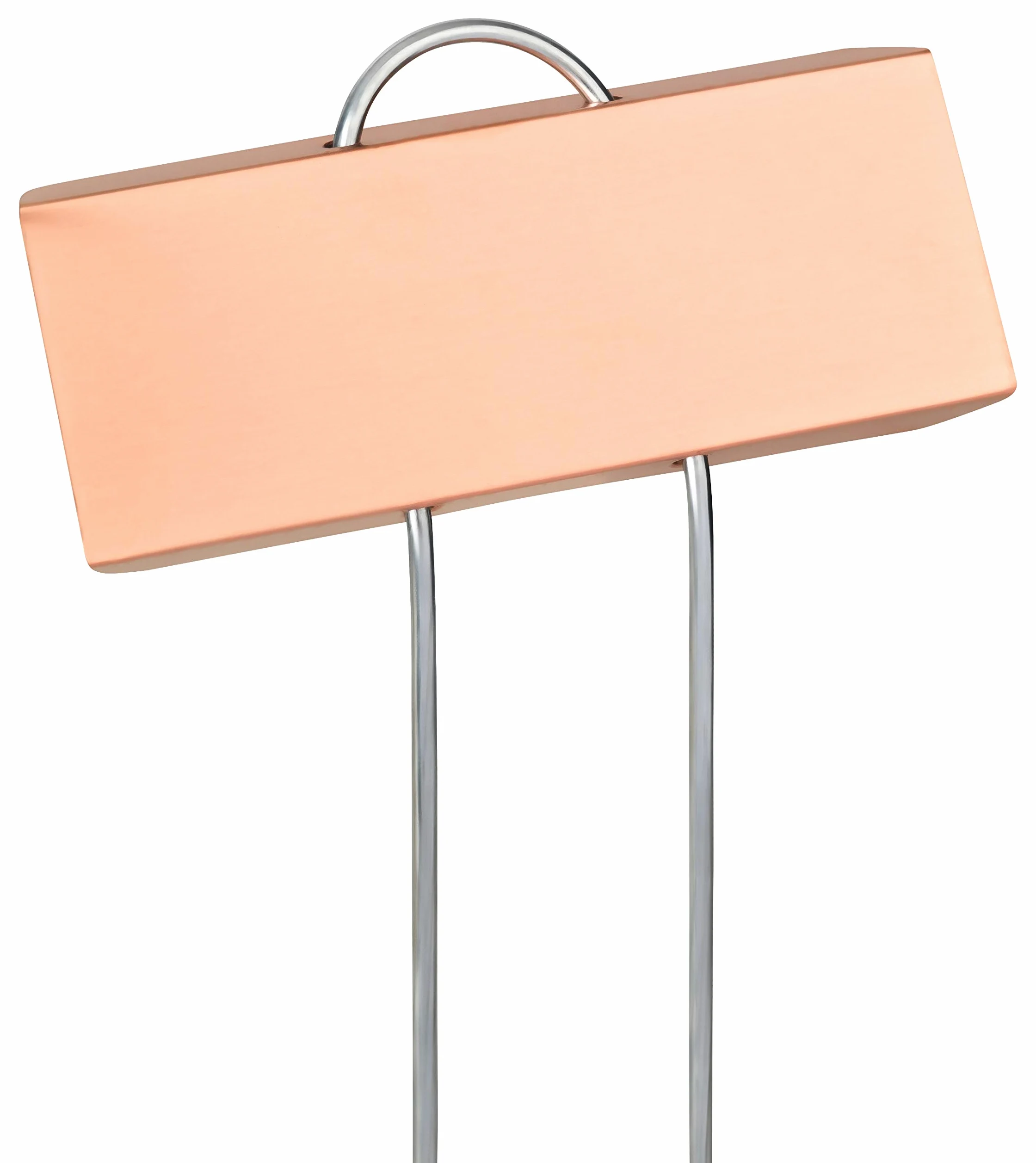 GardenMate Lot de 25 grandes étiquettes pour plantes en cuivre résistant aux intempéries, hauteur 29,2 cm, zone d'étiquette 8,9 x 3,2 cm