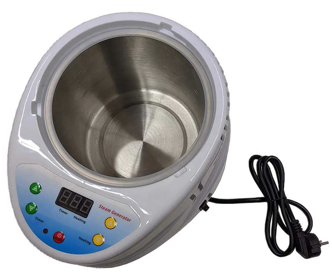 Générateur de vapeur 4 litres 2000 W 9 niveaux de chaleur portable pour sauna vapeur