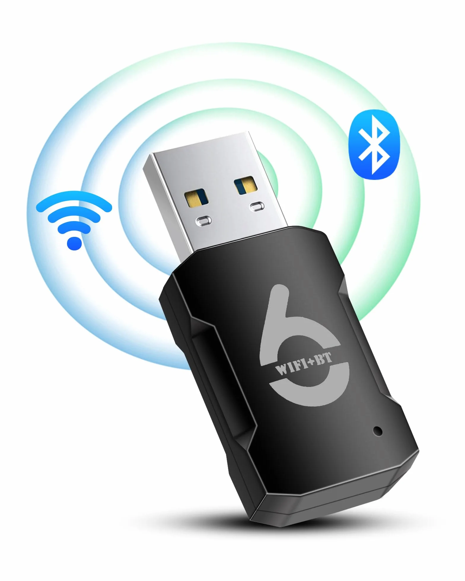 RUIZHI Bluetooth Clé WiFi AX900Mbs WiFi 6 Doublebande 5.8 GHz 2.4 GHz 5.3 Bluetooth USB 2.0 Dongle Mini Adapter Compatible Windows 11/10