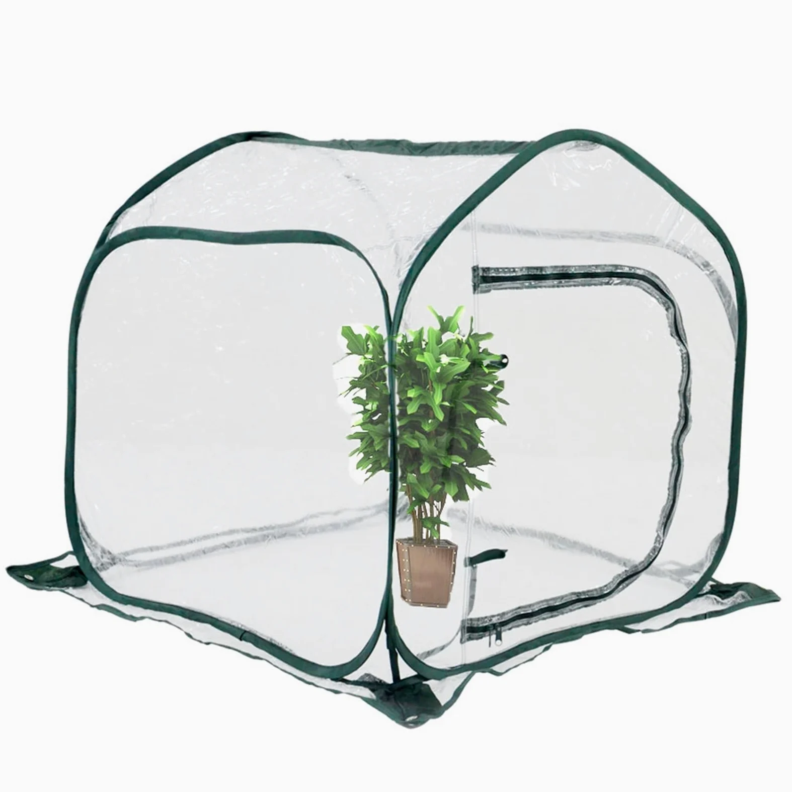 Mini Serre Pop-up, fabriquée en PVC imperméable, hydratante en été, Garde au Chaud en Hiver, Disponible à l'intérieur et à l'extérieur