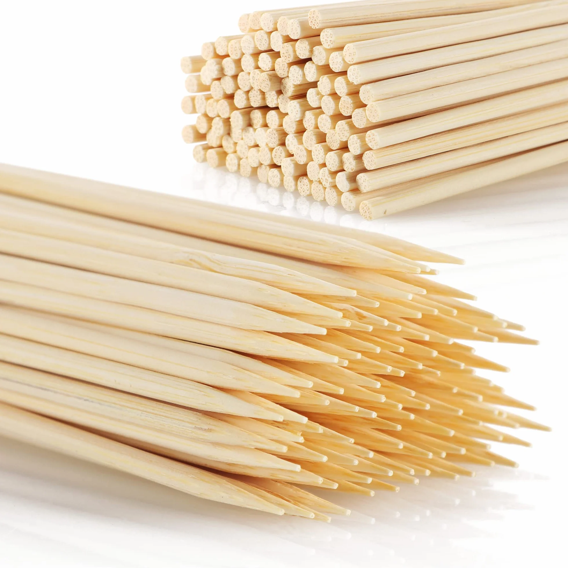Brochettes de finger food en bambou 500 pièces 20 cm naturel