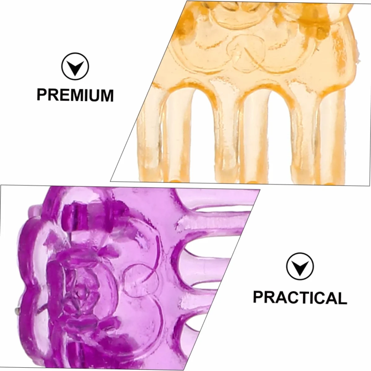 BESPORTBLE 1200 Pièces Agrafe d'orchidée vignes en Plastique Plantes en Plastique Clip de Support pour Plantes grimpantes Clips de Support pour Plantes Pinces de Support de Vigne Phalaenopsis