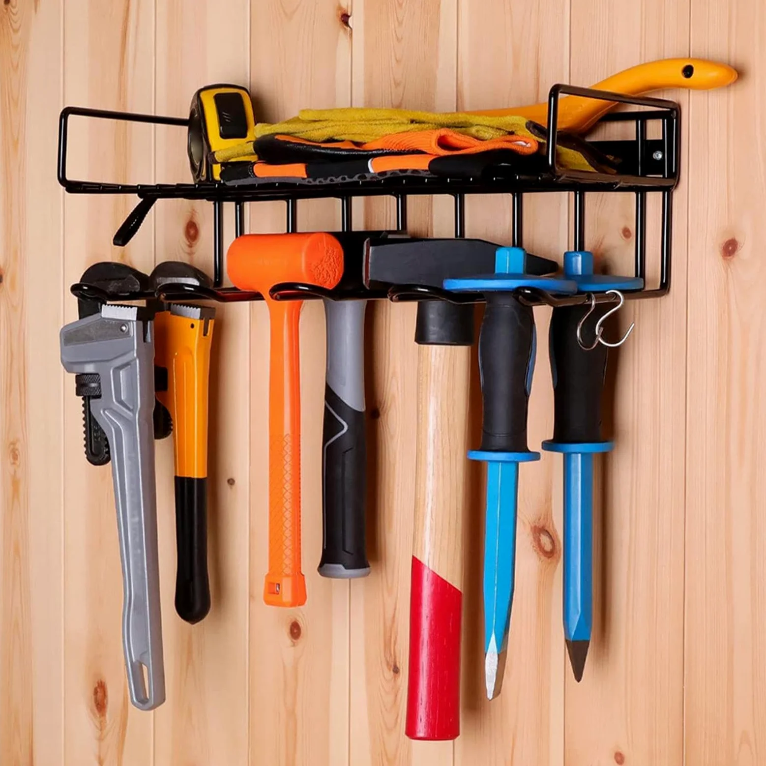 Organisateur Mural Robuste pour Outils électriques, Support de Rangement Durable pour Outils de Garage d'atelier. Ce Support Comprend Un