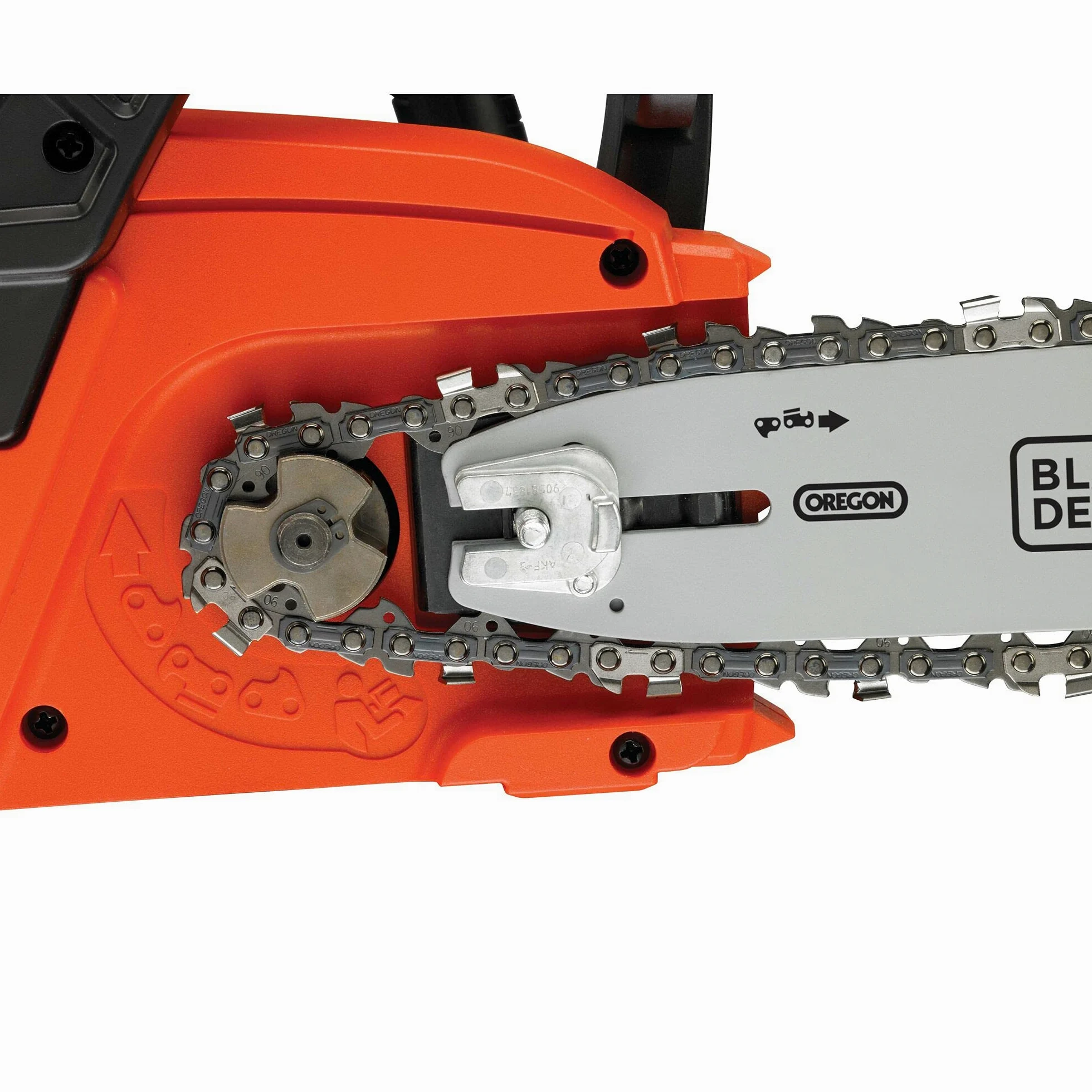 BLACK+DECKER Tronçonneuse Sans Fil 36 V 30 cm avec Batterie Li-Ion 2 Ah et Chargeur - Scie à Chaîne avec Lubrification Automatique - Tendeur de Chaine Sans Outil GKC3630L20-QW