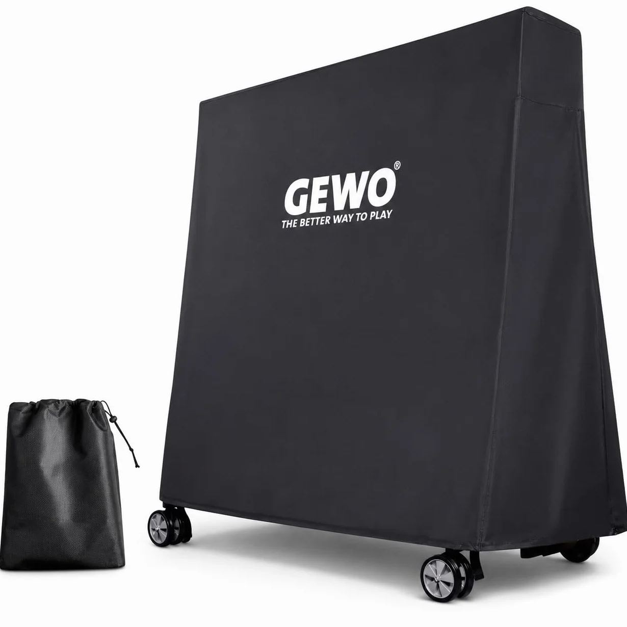 GEWO Housse de table de ping-pong d'extérieur 600D avec fermeture éclair