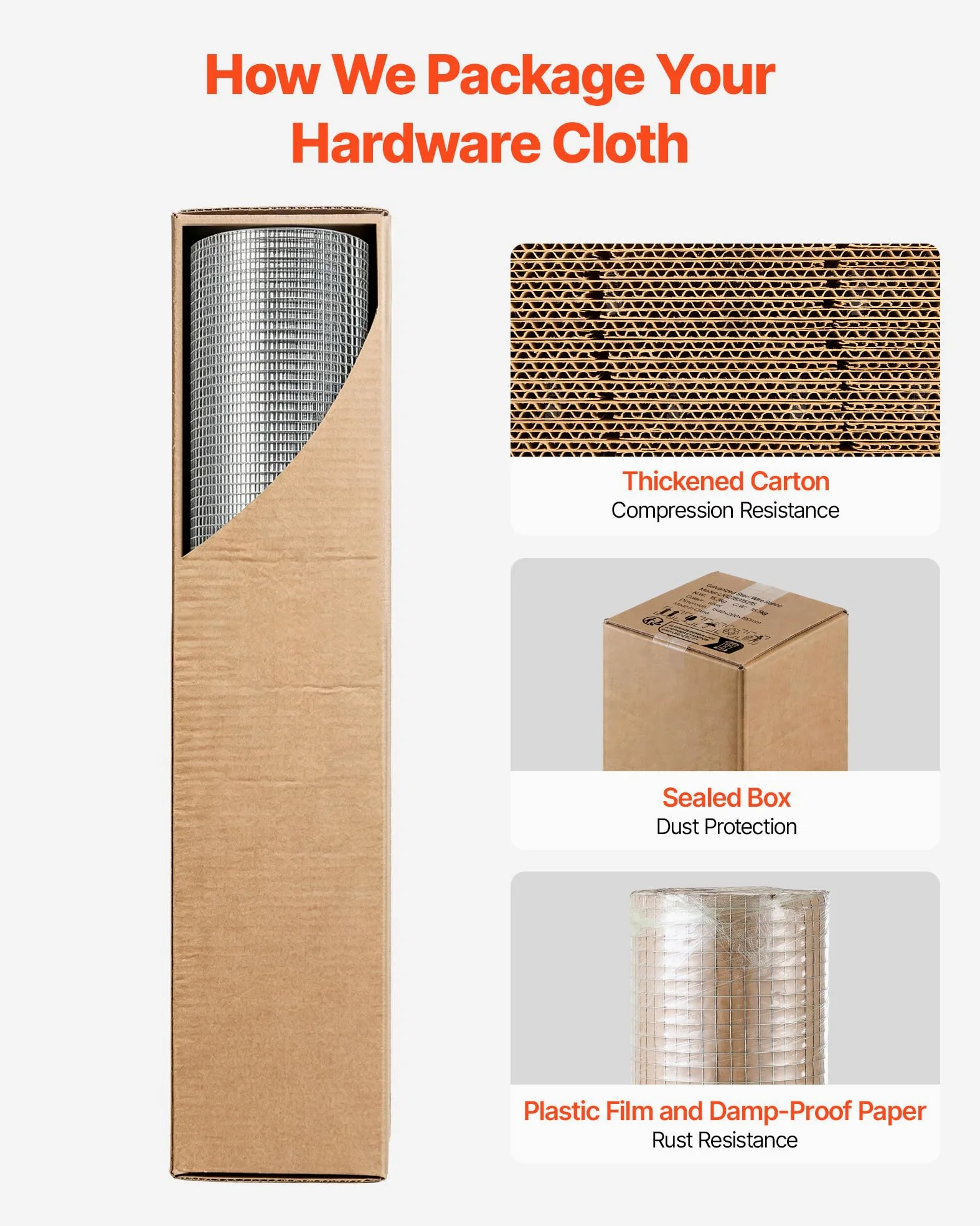 VEVOR Grillage Galvanisé Maille Carrée 12,7 mm, Grillage Soudé en Rouleau 1 x 20 m Diamètre de Fil Métallique 0,80 mm pour Clôture de Jardin, Enclos à Poules, Cages à Lapin, Protection de Plantes