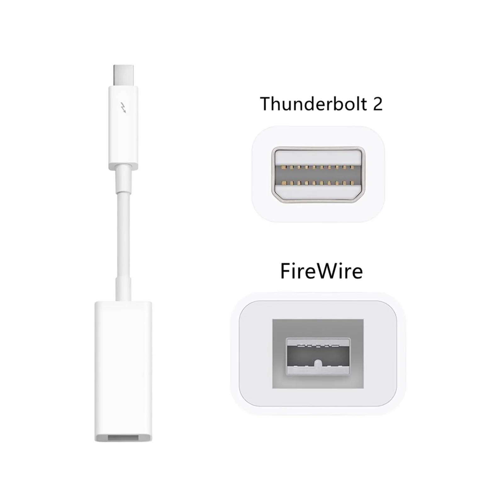 Adaptateur Thunderbolt 2 vers FireWire 800 Fire 1394B pour Mac