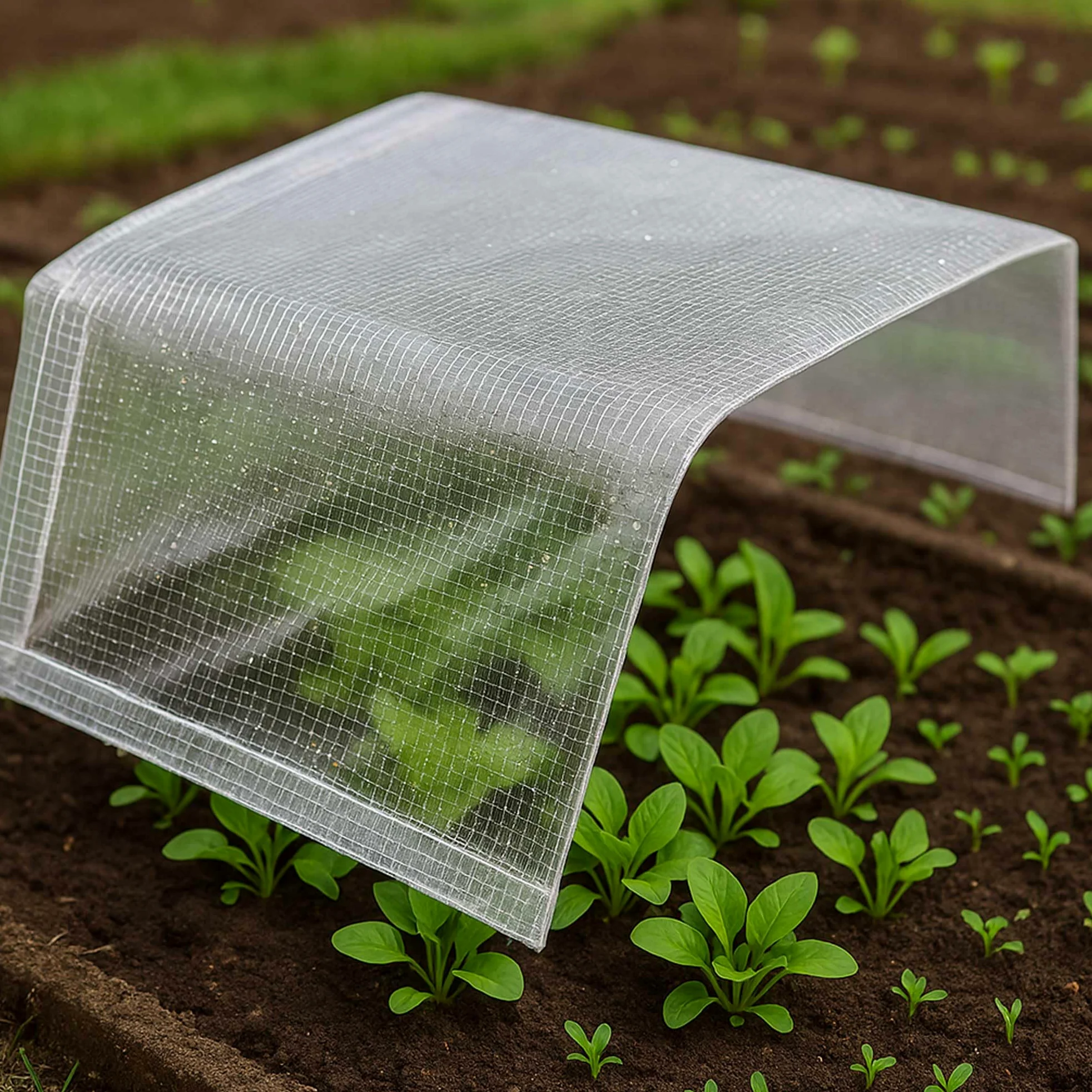 WERKA PRO Bâche Transparente 80 g/m² - Traitée Anti-UV - Ø4 x 10 m - Protection Intempéries - Découpe Facile - Usage Extérieu