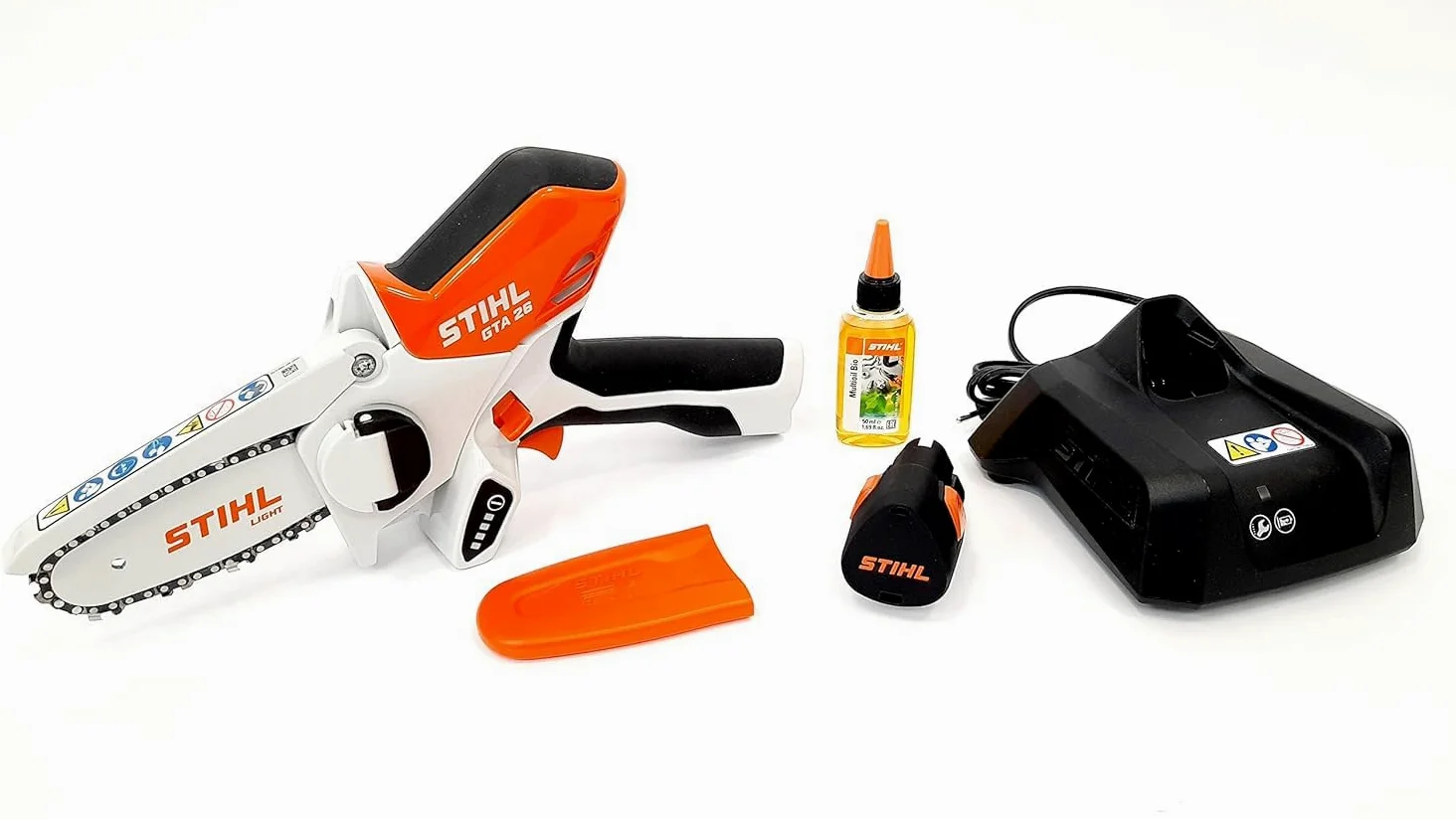 Stihl Coupe-bûches sans fil Alimenté par pile GTA 26 avec batterie AS 2 et chargeur AL 1