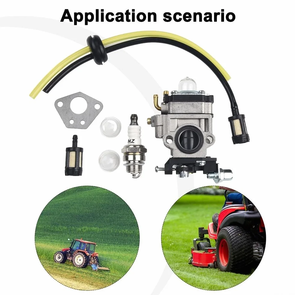 Kit carburateur de rechange Florabest FBS 43 A1 Parkside PBK Series