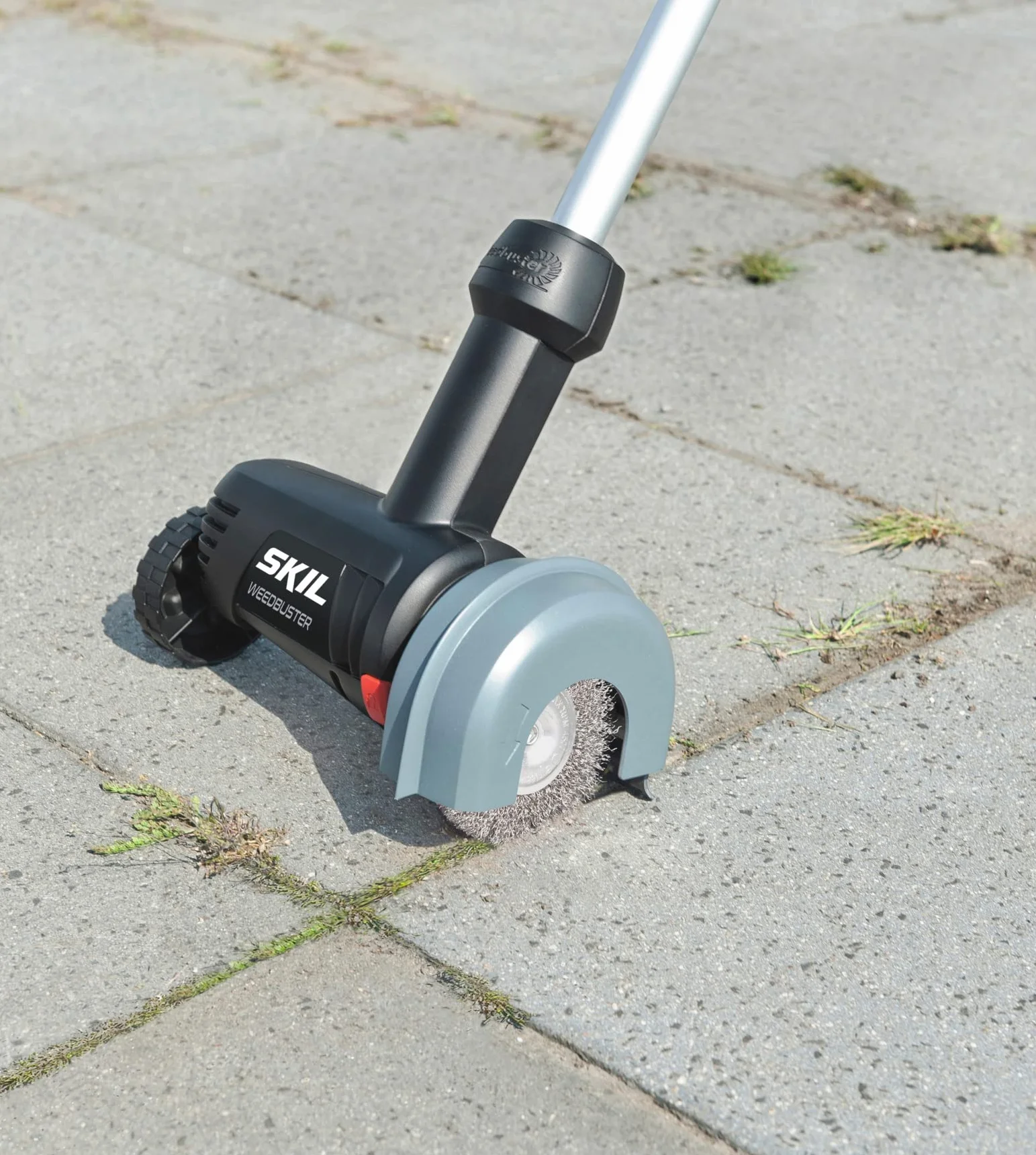 Skil Désherbeur électrique 0700 AG Brosse à fils acier (500W, 3000 tr/min, fonction Télescopique, Easy Storage)