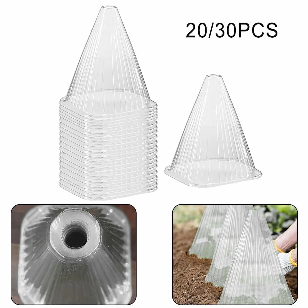 Cloches de Protection pour Plantes en PVC Résistant 20PCS