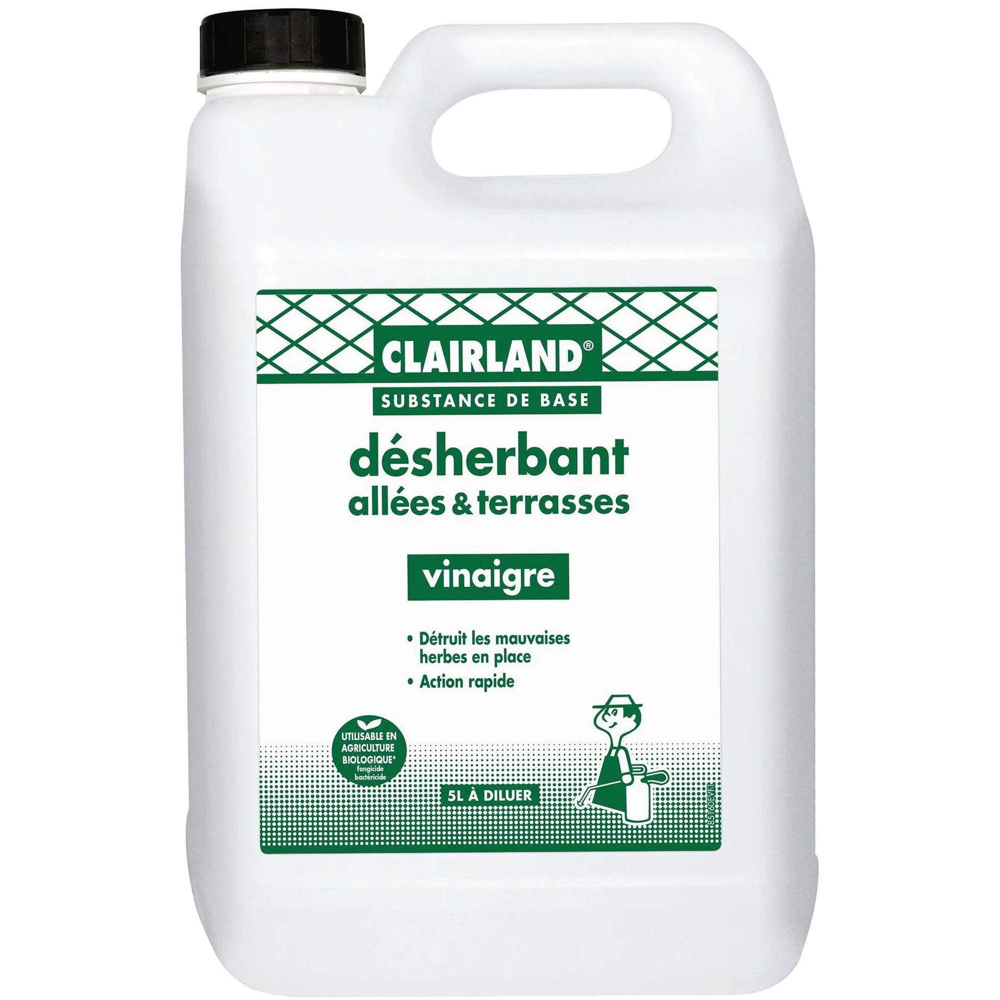 Algoflash Désherbant Allées & Terrasses Vinaigre Concentré 5L
