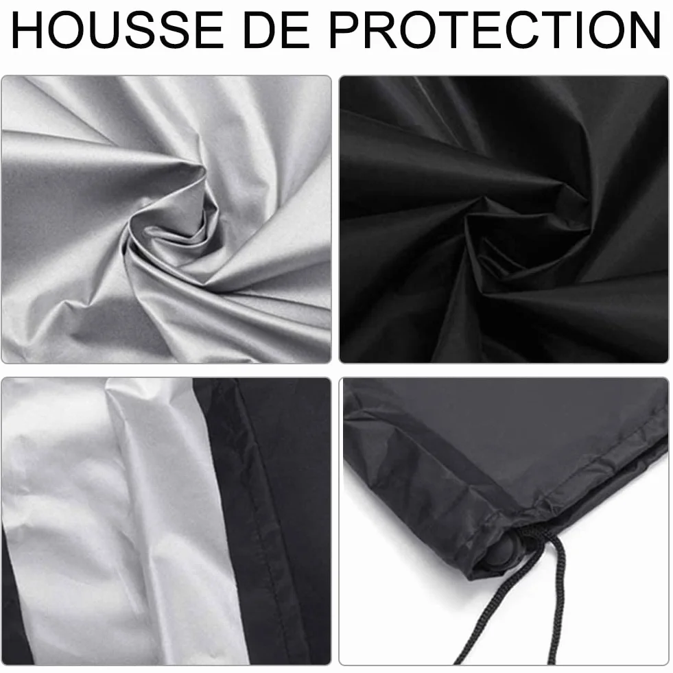 Housse de Protection imperméable pour Four à pizza 170x65x55 cm résistant Pluie Poussière