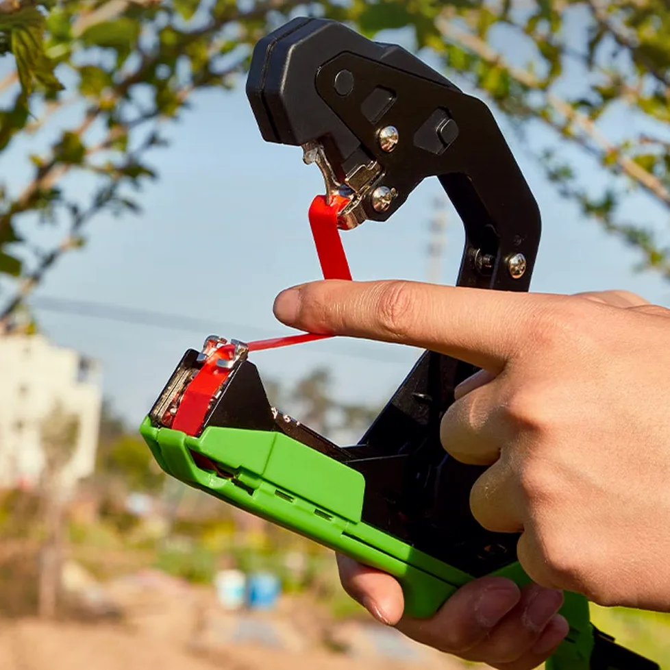 Weytoll Machine à Nouer Les Plantes, Machine à Attacher légère de 420g pour Fruits Légumes Vigne Tomate, l'agriculture