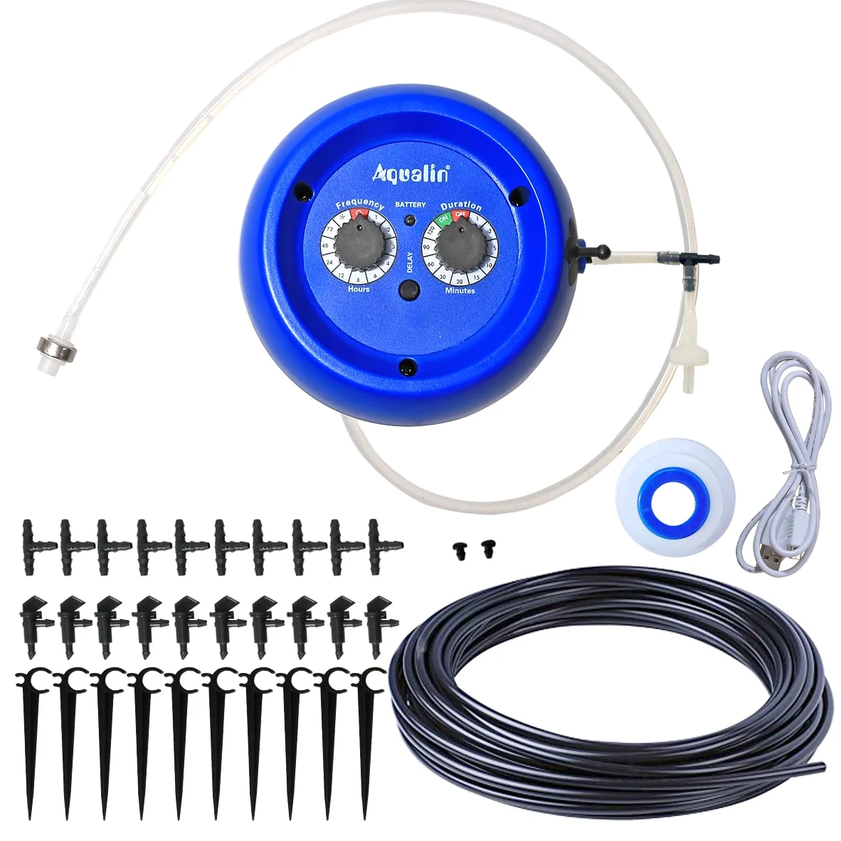 Minuterie de Jardin Intelligente pour Contrôler Irrigation D’arrosage Contrôlleur Intérieur Automatique Goutte A Goutte, USB