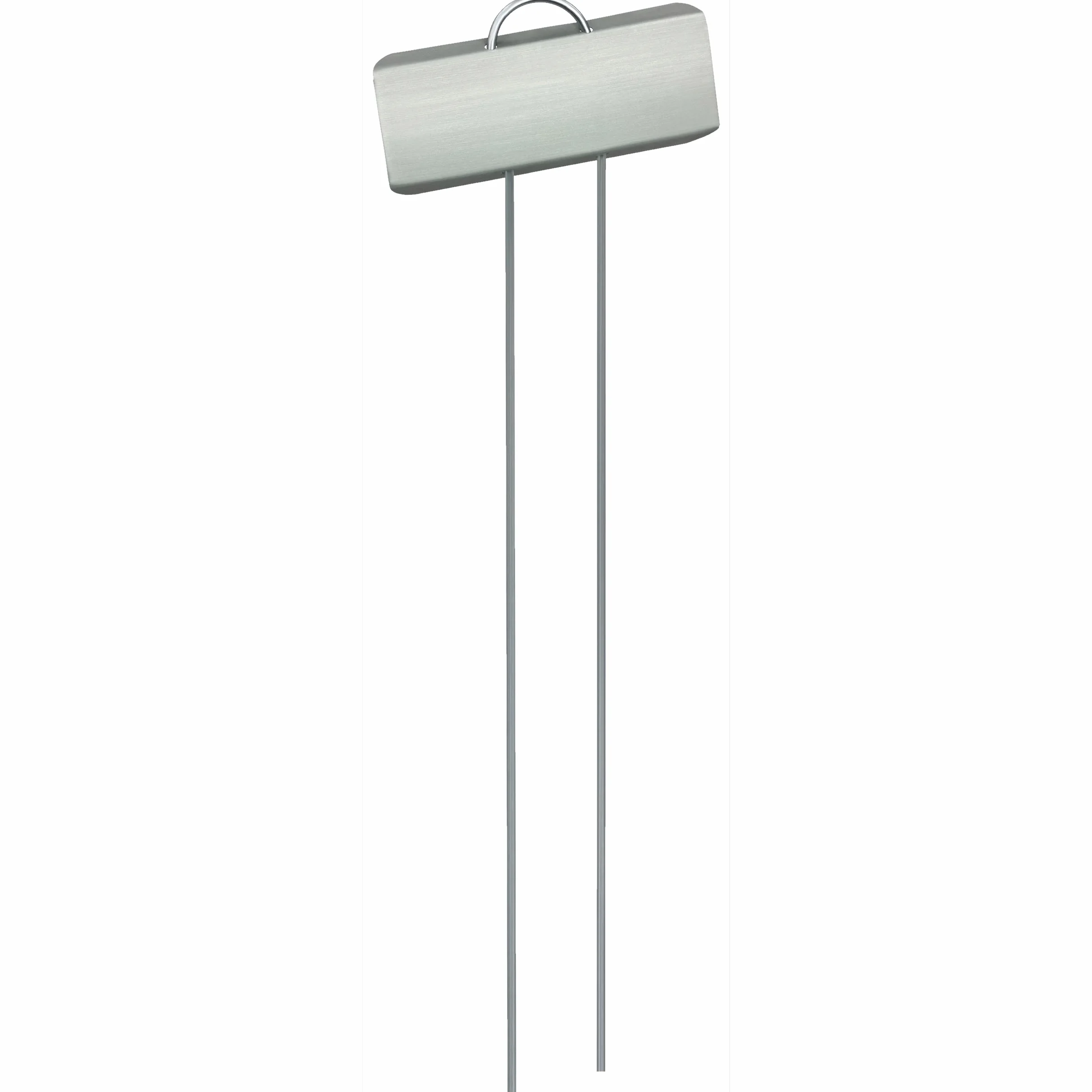 GardenMate Lot d'étiquettes pour plantes en métal résistant aux intempéries 50-Pack 11.5'' LARGE ZINC