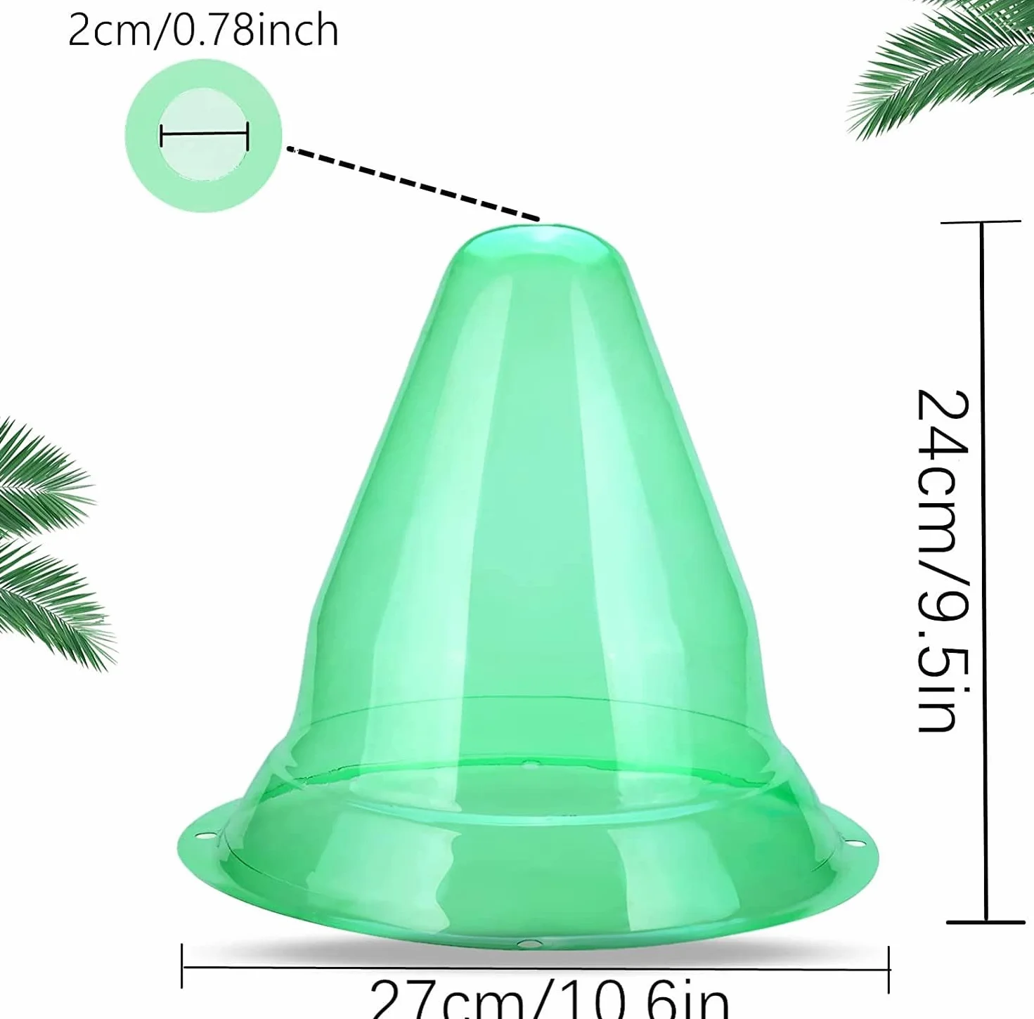 20 pièces grandes cloches pour plantes réutilisables, protecteurs de jardin contre les animaux