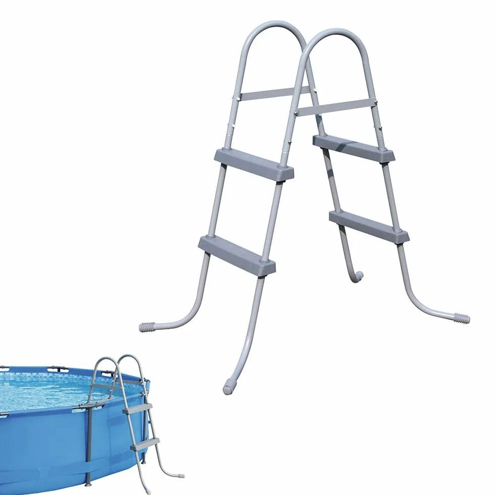Bestway Echelle 2x2 marches pour Piscine Bleu 9x42x87 cm
