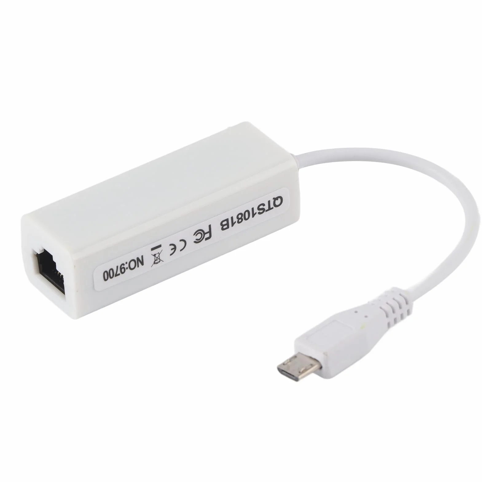 Adaptateur Ethernet Micro USB vers RJ45 Haute Vitesse 10 100 Mbps pour Réseau MacOS