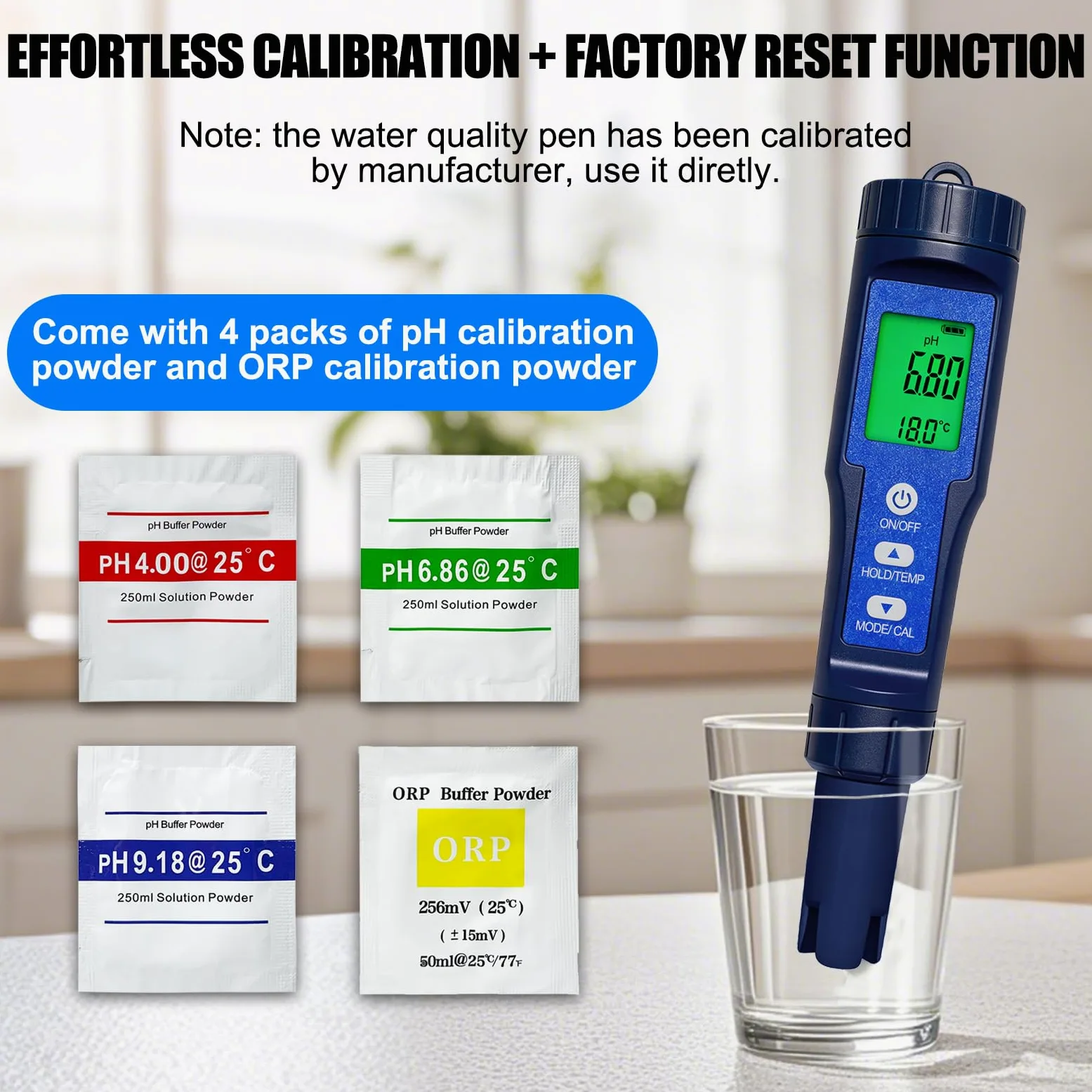 pH Chlore Mètre 10 en 1,Testeur pH Chlore TDS EC SALT ORP S.G H₂ Résistivité Température, batterie Li 300 mAh rechargeable, Tester pour piscine, spa, eau potable, aquarium, RO