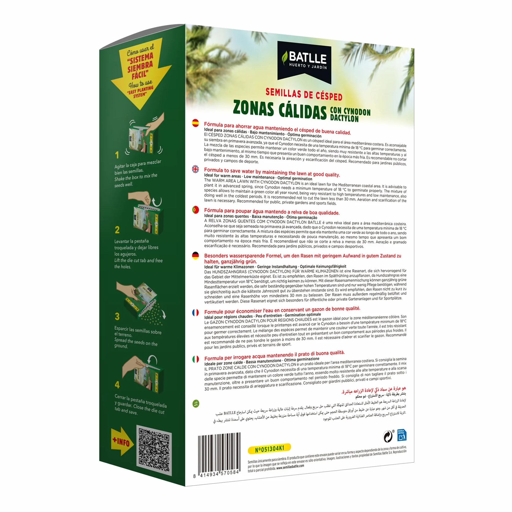 Battle Gazon côtier Semillas 1kg