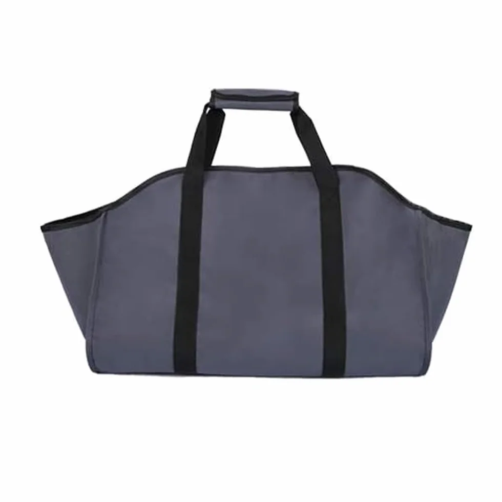 Sac de transport pour bois de chauffage Oxford indéchirable imperméable grand panier à bois pour cheminée extérieur