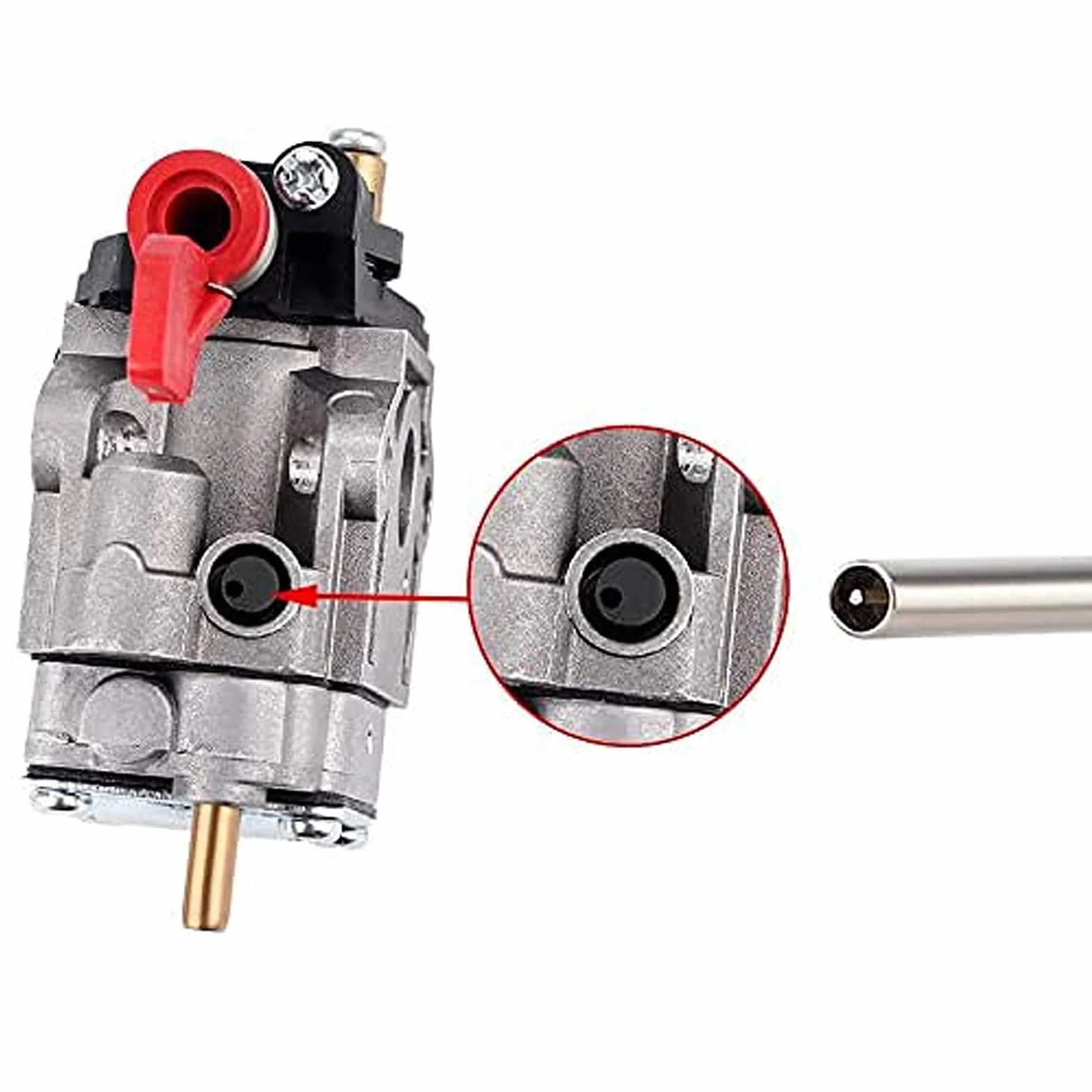 SAVIOR Lot de 12 Tournevis Métal pour Carburateur Petit Moteur 2 Temps Embout Splined Pac Man D Double D