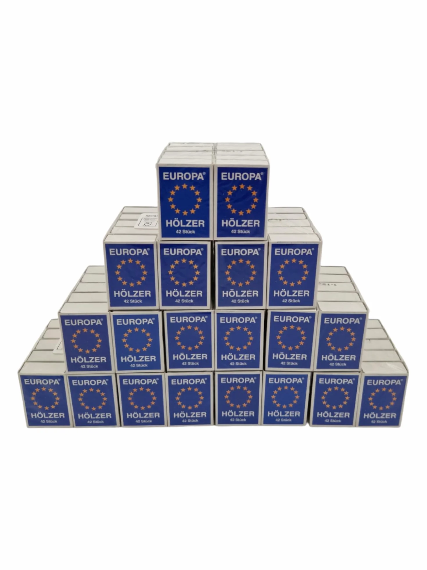 Allumettes EUROPA 100 boîtes, 10 x 10, bois d'europe, allumettes de sécurité